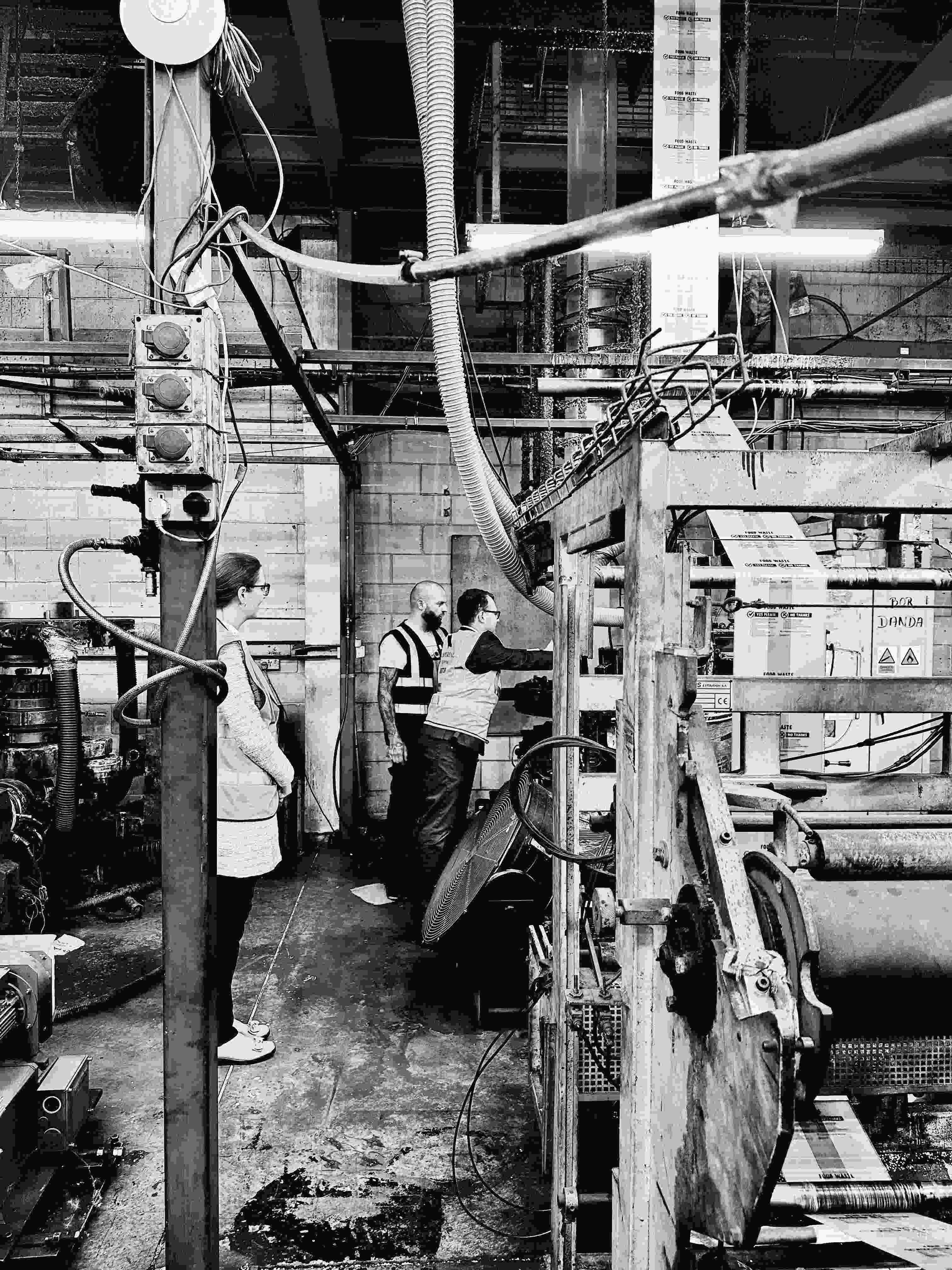 Jack Rankin MP visiting Imperial Polythene