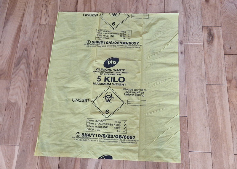 Yellow Waste Bag