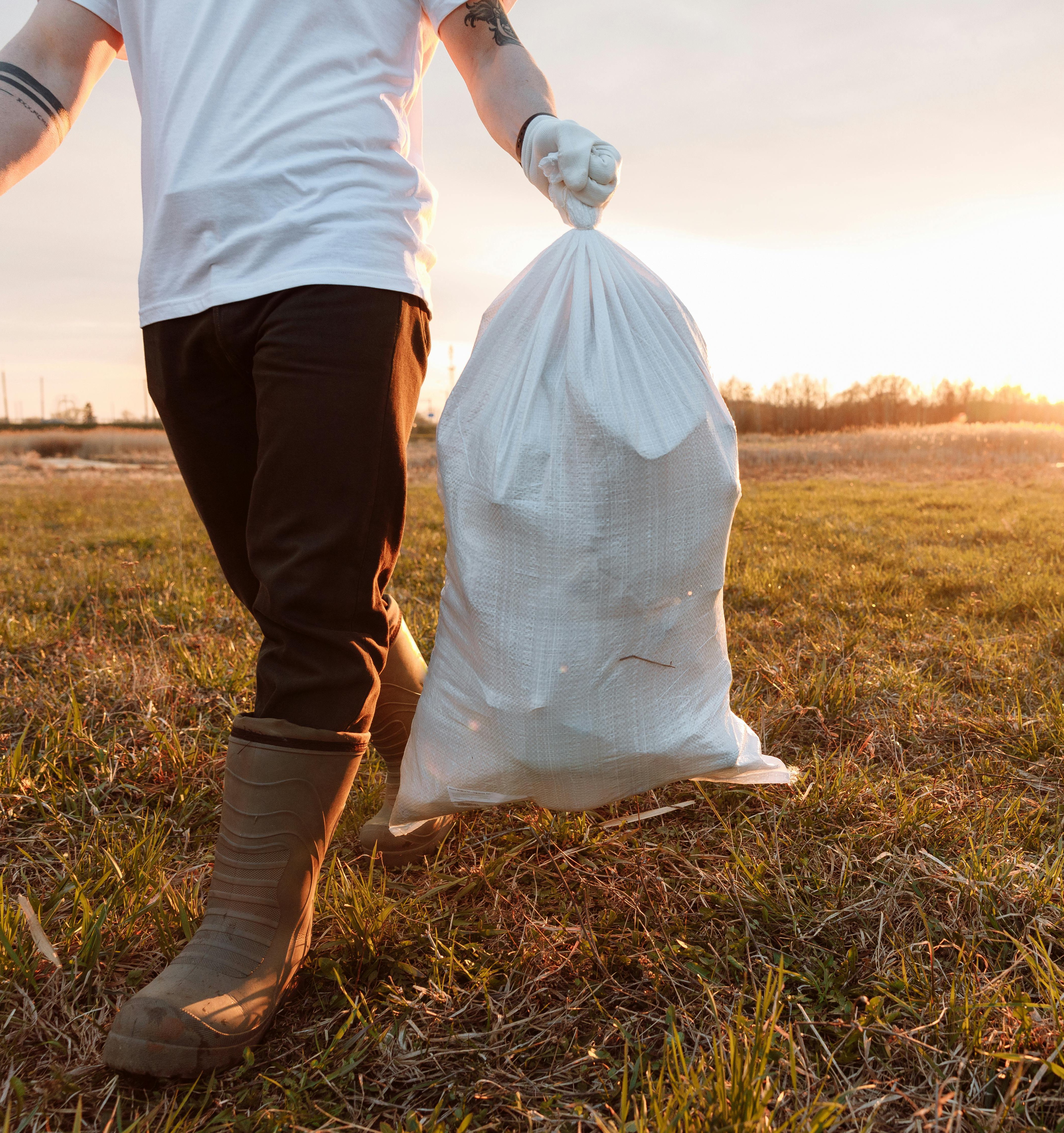 A selection of bespoke polythene bags and sacks