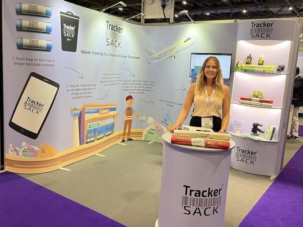 Imperial Polythene at an Exhibition with Trackersack
