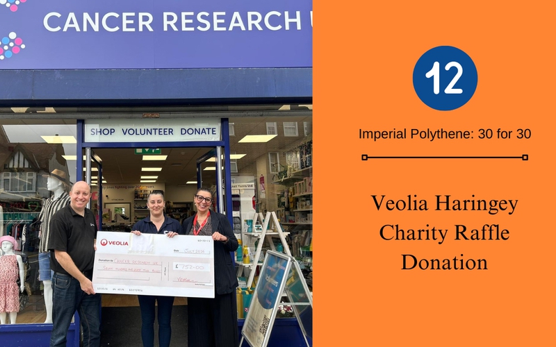Veolia Haringey Charity Raffle Donation